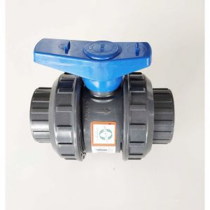 Interplast Vanne modèle 2020 40mm à coller double union démontable 4cm / 40 mm PN16 pvc pression