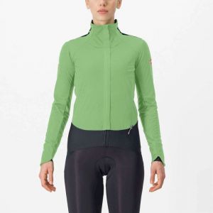 Castelli Alpha Doppio RoS Jacket - Veste vélo femme Paradise Mint / Black Reflex / Black S