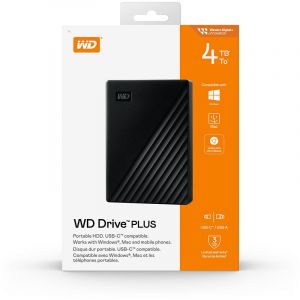 Western Digital Disque dur externe Drive PLUS 4TB