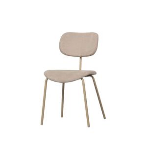 Made by Woood Link - Lot de 2 chaises en chenille et m&eacute;tal