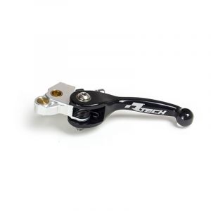 R-Tech Levier dâEmbrayage Retournable RTECH en Aluminium Noir pour Kawasaki