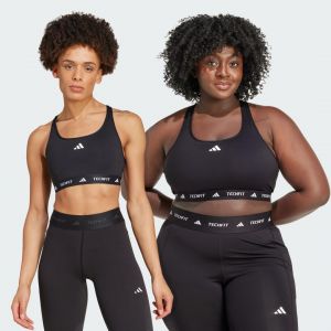 Adidas Brassière Techfit - Noir/Blanc Femme, pointure XL A-B - ['Noir'] - Taille XL A-B