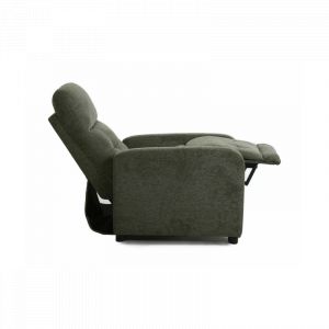 Fauteuil inclinable en tissu "Otus" - Brego - Vert olive - l 66 x H 100 cm