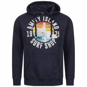 JAWS Mâchoires Hommes Sweat à capuche UNMHS014NVY