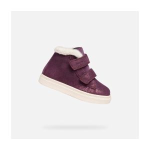 Geox B&eacute;b&eacute; Fille B Nashik Girl WPF Basket, Violet, 20 EU