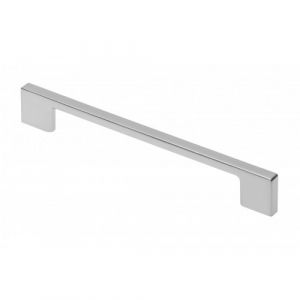 Poign&eacute;e de meuble en zamak UZ-819 - longueur 193 mm - entraxe 160 mm - aluminium SYNERCIA