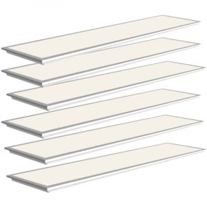 Silamp Panneau LED 120x30 40W 120lm/W Flicker Free Contour Blanc (Pack