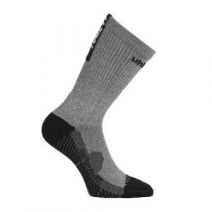 Uhlsport Chaussettes Basses Tube It EU 28-32 gris foncé chiné/noir