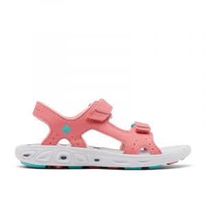 Columbia Youth Techsun Vent Sandales De Randonnée Et Trekking pour Mixte enfant, Rouge (Wild Salmon x Dolphin), 37 EU