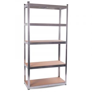 Aga &Eacute;tag&egrave;re m&eacute;tallique 180x90x40 cm 5 &eacute;tag&egrave;res