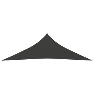Voile toile d'ombrage parasol 160 g/m² anthracite 3,5 x 3,5 x 4,9 m PEHD 02_0008914