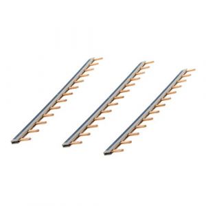 Zenitech Lot de 3 peignes de raccordement universels 13 modules - acier