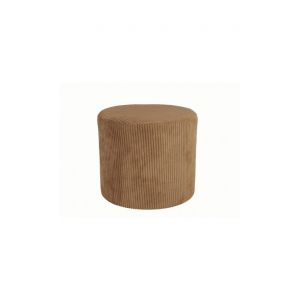 Image de Present time Pouf velours marron GLAM