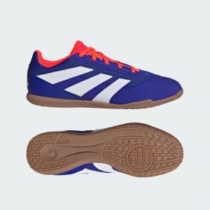 Adidas Mixte Predator Club Football Boots Indoor Sala Chaussures Salle, Cloud White/Lucid Blue/Solar Red, 42 2/3 EU