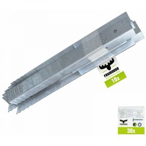 Fatmoose Ancrage au sol ancrage poteau SolidRoot - set de 10 ancrages pour aire de jeux & portique balan&ccedil;oire