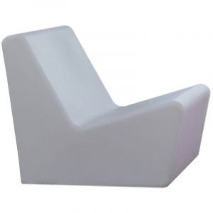 Fauteuil de jardin en polyéthylène Tarida Sans accoudoir