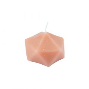 Homea Bougie D&eacute;co Origami Arty 7cm Blush