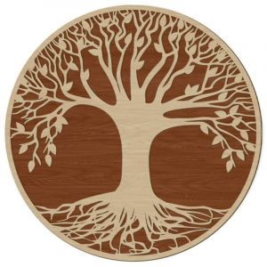 Sud trading D&eacute;coration murale arbre de vie