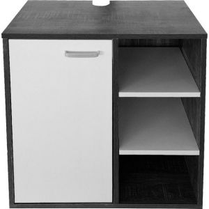 Meuble sous évier - Meuble sous évier - gris foncé avec blanc