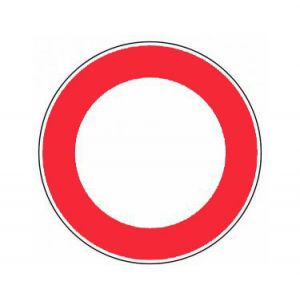 Novap Panneau Interdiction - Rigide &Oslash;300mm - 4061405