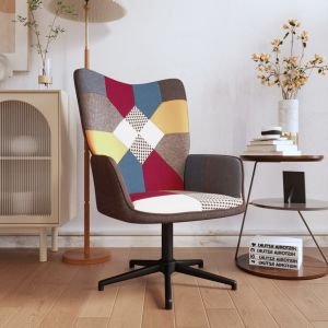 VidaXL Chaise de relaxation Patchwork Tissu.