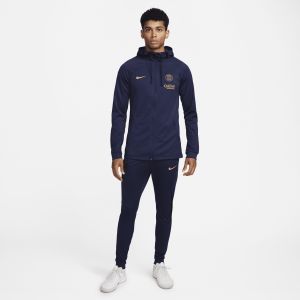 Image de Nike Paris Saint-Germain Surv&ecirc;tement Dri-FIT Strike - Bleu/Gold Suede, pointure Medium - Bleu - Taille Medium