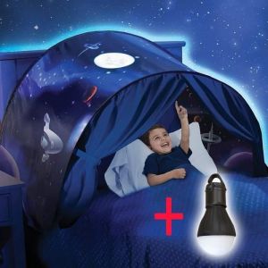 Image de Dream Tents Tente de Jeu Lit Enfant Garçon Fille Ciels Tente pliable avec Tente de Rêve Moustiquaires