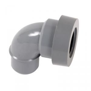 Nicoll CF8J - Coude 87°30 système J mâle femelle Diam 32 pour sortie d'appareils sanitaires