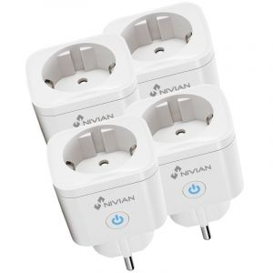 Nivian Pack 4 Smart Plug Units avec contrôle de la consommation