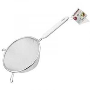 Fackelmann 42334 Passoire Acier Inoxydable/Plastique Argent/Blanc 16 cm