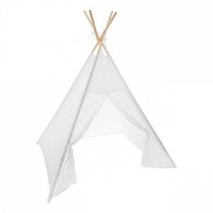 Tipi Déco Enfant "Dentelle" 160cm Blanc Prix