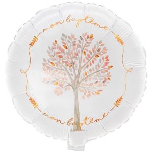 Ruedelafete Ballon mylar Mon Baptême rond 43cm