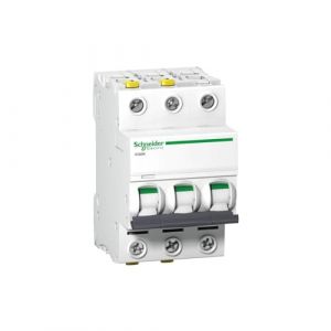 Schneider Electric A9F03306 Disjoncteur iC60N 3P 6A Caract&eacute;ristique B
