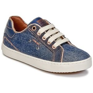 Image de Geox Jr Kiwi B, Sneakers Basses Fille, Bleu (Jeansc4001), 32 EU