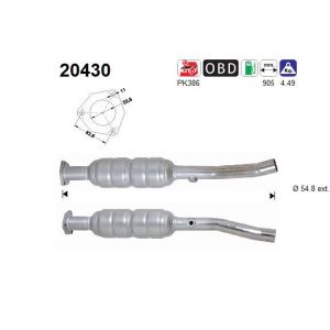 AS Catalyseur FORD GALAXY (20430)