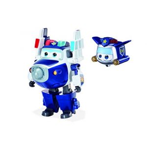 Image de Super Wings Transforming Paul Supercharge Avion Robot Transformable avec Figurine Super Mini du Dessin Animé Jouet Enfant 3 Ans et +, EU750425