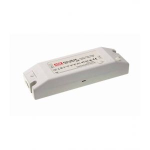 Mean well Transformateur LED Design plat 45W 90-264V &agrave; 12V DC IP20 PLC-45-12 - PLC-45-12