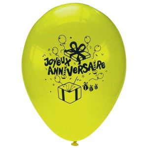 Image de 10 ballons anniversaire