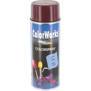 Colorworks Peinture aérosol brillante bordeaux - 400 ml