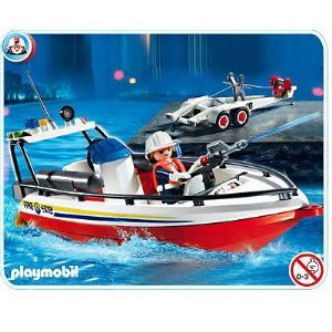 Playmobil 4823 - Bateau de pompier