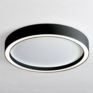 Bopp Aura plafonnier LED Ø 55 cm blanc/noir