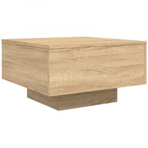 VidaXL Table basse chêne sonoma 55x55x31 cm bois d'ingénierie