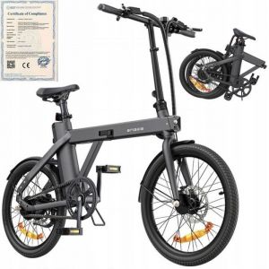 Engwe P20 V&eacute;lo &Eacute;lectrique 25km-H 36v 9.6ah 350w Roue 20'' V&eacute;lo &Eacute;lectrique Pliant Noir
