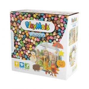 PlayMais WINDOW Lot de loisirs cr&eacute;atifs automne/hiver pour les enfants &agrave; partir de 3 ans I 2300 pi&egrave;ces color&eacute;es format de la mosa&iuml;que I Stimule la motricit&eacute; I Cadeau pour les filles et les gar&ccedil;ons (myHobby24 | Sp&eacute;cialiste des loisirs pour Allemagne, neuf)