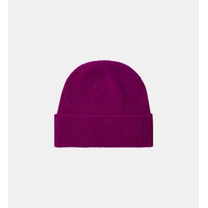 Galeries Lafayette Bonnet Slubon cachemire femme Violet - Couleur Violet - Taille Taille unique