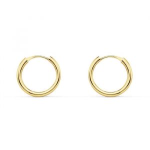 Boucles oreilles L'atelier D'azur Boucles d'Oreilles Cr&eacute;oles Or 18 Carats 750/000 Jaune - Couleur Unique - Taille Dor&eacute;