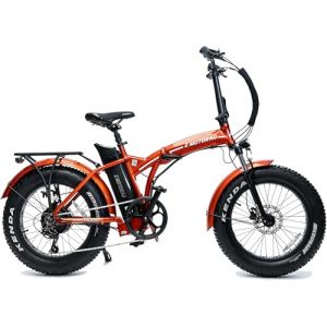 EMotorad Toledo - Vélo Électrique Pliable pour Adultes - Pneus Fat Tire Kenda 20x4 - Moteur 36V 250W - Batterie Amovible 13Ah