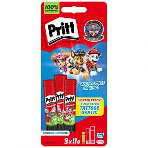 Pritt Colle multi-usage BTS 2023 'PAT PATROUILLE', 3 x 11 g, - Lot de 5
