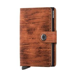 Image de Secrid Porte-cartes Dutch Martin cuir de vachette avec protection RFID marron clair Marron