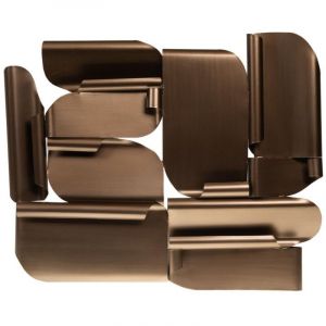 Amadeus D&eacute;coration murale Sacha en m&eacute;tal 60 x 74 cm